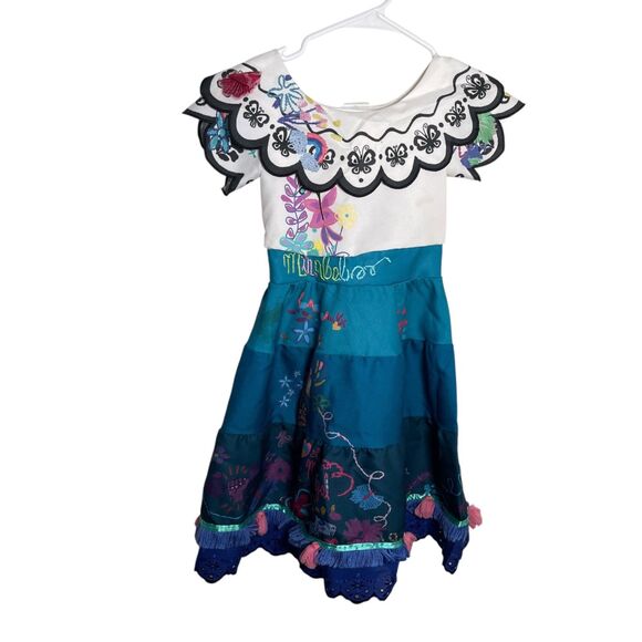 Disney Parks Encanto Mirabel Dress Girl's 4 Princess Costume Madrigal - Picture 1 of 10